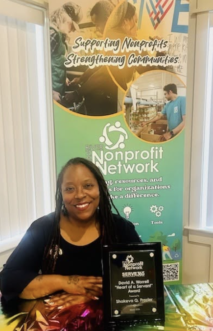 Our Exec. Director receives an award